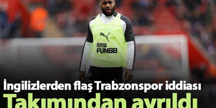 İnglizlerden flaş Trabzonspor iddiası! Takımından ayrıldı