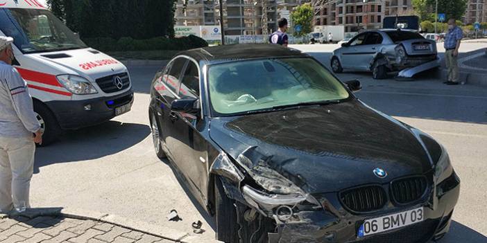 Samsun'da iki araç çarpıştı! 1 yaralı - 07 Haziran 2021