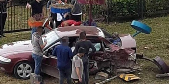 Giresun'da trafik kazası