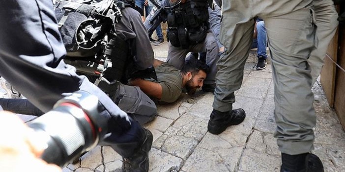 Kudüs'te Filistinlilere saldırdı: 13 yaralı