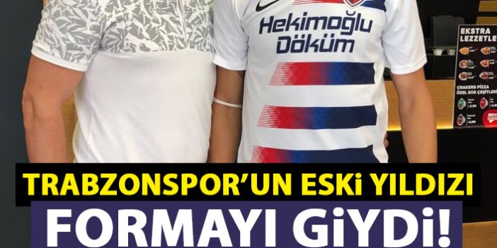 Trabzonspor'un eski yıldızı Hekimoğlu Trabzon formasını giydi