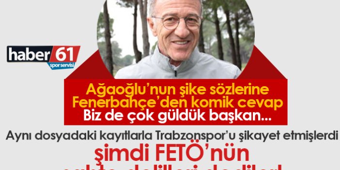Ağaoğlu vurdu, Fenerbahçe'den ses geldi
