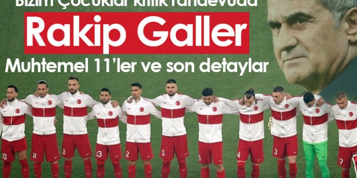 Türkiye Galler maçı saat kaçta hangi kanalda?