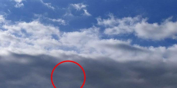 UFO sandılar, meteoroloji balonu çıktı