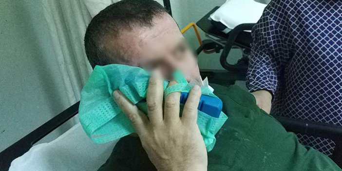 Hasta yakınından sağlık personeline yumruklu saldırı