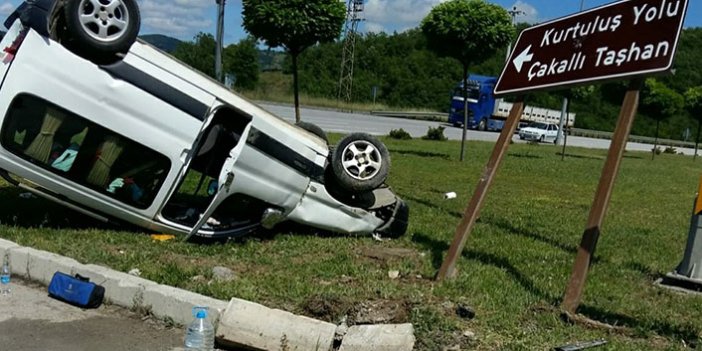 Samsun'da iki araç çarpıştı: 4 yaralı