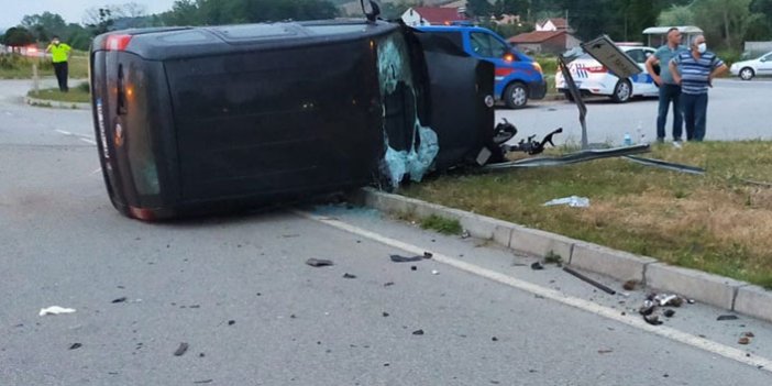 Samsun'da trafik kazası: 1 ölü, 2 yaralı