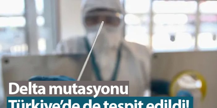 Delta mutasyonu Türkiye'de 77 kişide tespit edildi
