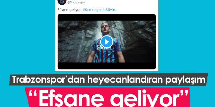 Trabzonspor'dan merak uyandıran paylaşım