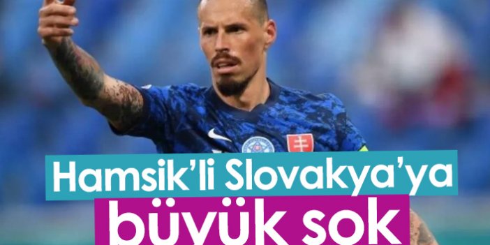 Hamsik'li Slovakya'ya EURO 2020'ye veda etti