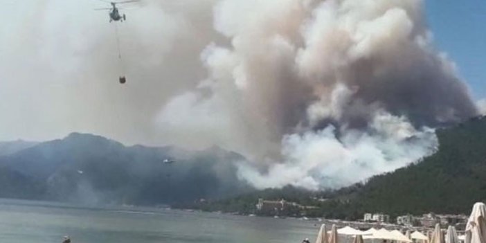 Marmaris'te orman yangını kontrol altına alındı