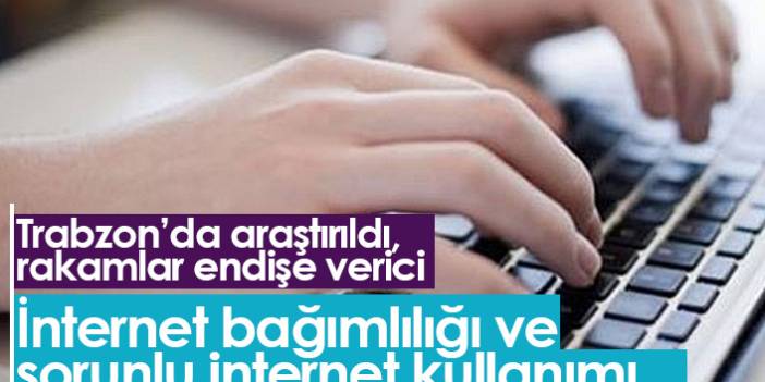 Trabzon'da sorunlu internet kullanımı ve internet bağımlılığı araştırıldı