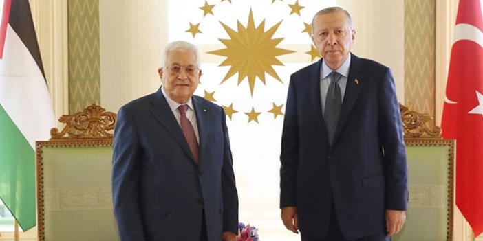 Cumhurbaşkanı Erdoğan ile Filistin Devlet Başkanı Abbas görüştü