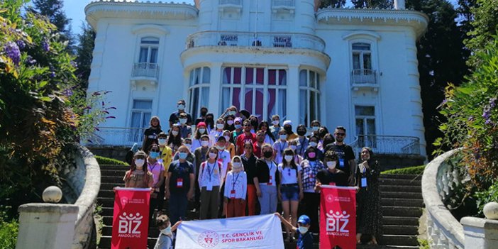 40 üniversite öğrencisi Trabzon'da etkinliklere katıldı