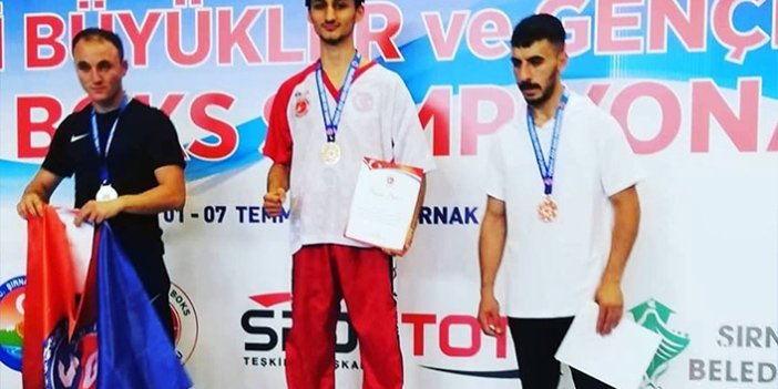 Trabzonlu sporcu Türkiye şampiyonu oldu