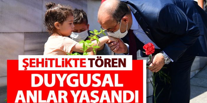 Trabzon Şehitliğinde tören düzenlendi