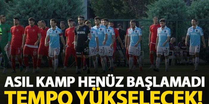 Trabzonspor'da tempo artıyor