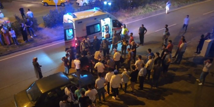 Trabzon'da motoruyla çocuğa çarptı! 2 kişi yaralı!