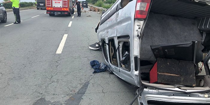 Trabzon plakalı araç Rize'de kaza yaptı! 1 Yaralı