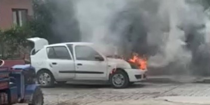  Ordu’da araç yangını