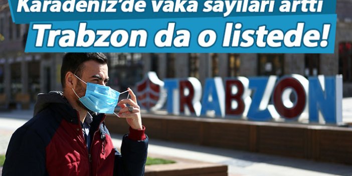 Karadeniz’de 11 ilde vaka sayısı arttı! Trabzon da o listede