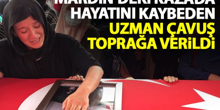 Mardin'de kazada vefat eden Uzman Çavuş Trabzon'da toprağa verildi
