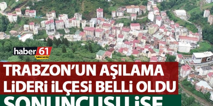 Trabzon’da aşı oranı en yüksek ve düşük ilçeler hangileri?