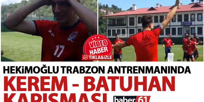 Hekimoğlu Trabzon antrenmanında kapışma! İşte sonuç
