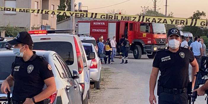 Konya'da katliam! 7 kişiyi öldürüp evi ateşe verdiler
