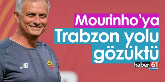 Mourinho'ya Trabzon yolu gözüktü
