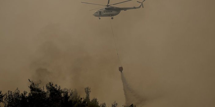 Manavgat'ta devam eden yangınlara müdahale sürüyor