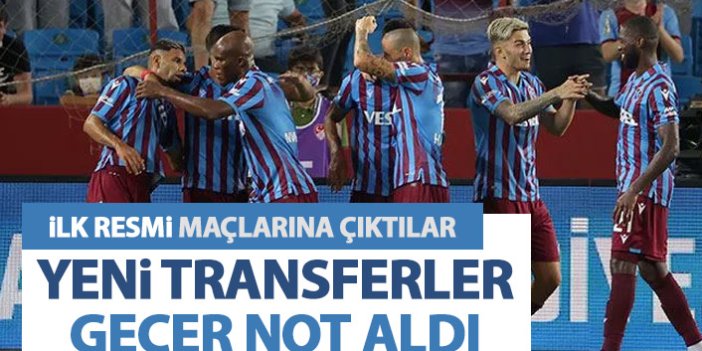 Trabzonspor'un yenilerine tam not