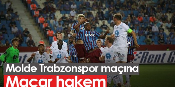 Molde Trabzonspor maçının hakemi açıklandı