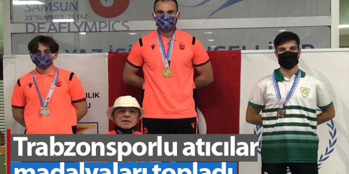 Trabzonsporlu sporcular madalyaları topladı