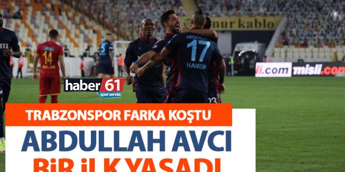 Trabzonspor Abdullah Avcı ile bir ilki yaşadı