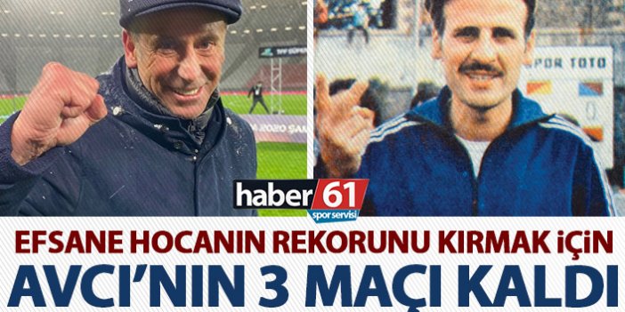 Abdullah Avcı Trabzonspor'un efsane hocasının rekorunu kırabilecek mi? Sadece 3 maç...
