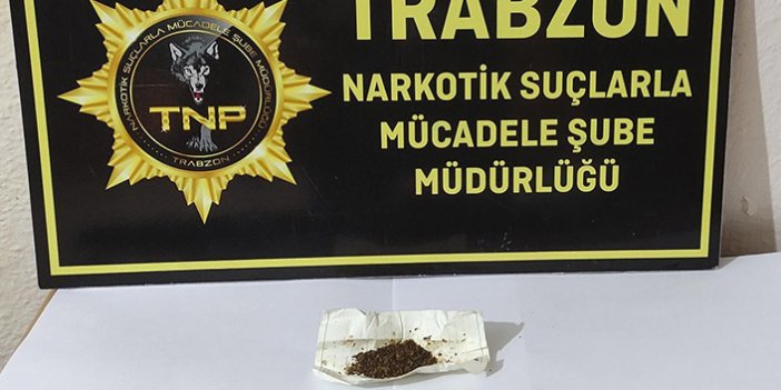 Trabzon’da uyuşturucu madde ele geçirildi
