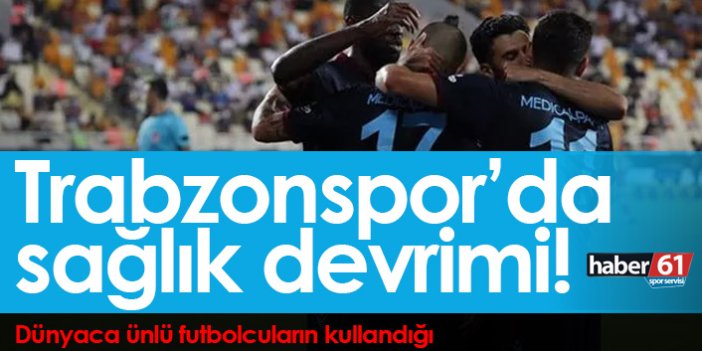 Trabzonspor'da Cryotherapy yöntemi devreye girdi!