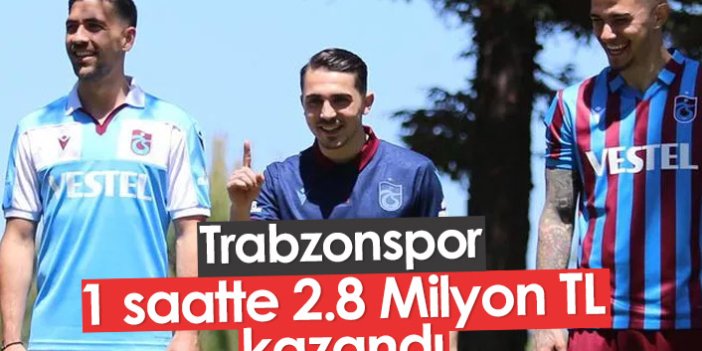 Trabzonspor 1 saatte 2 Milyon 800 Bin TL kazandı