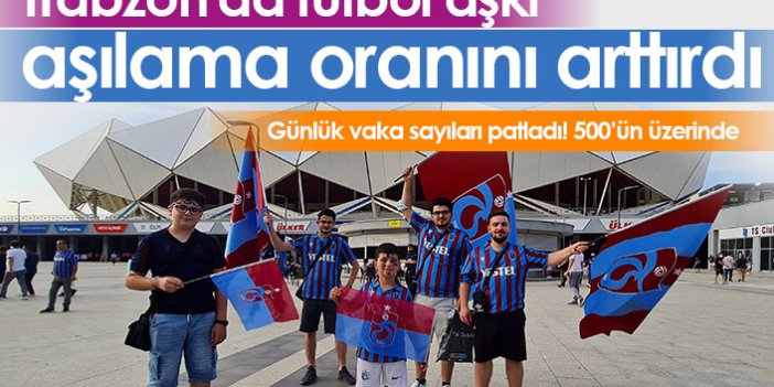 Trabzon'da futbol aşkı aşılama oranını arttırdı! Vaka sayılarında son durum...