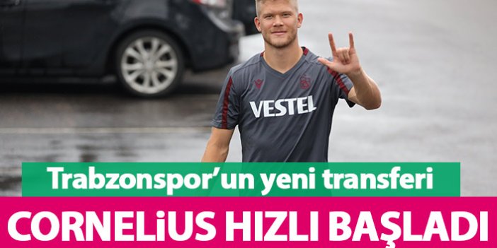 Trabzonspor'un yeni transfer Cornelius hızlı başladı
