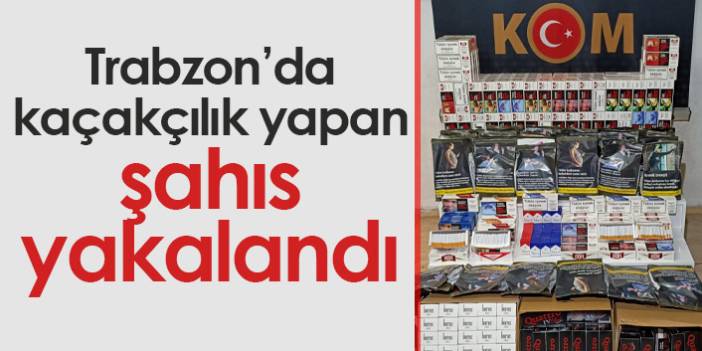 Trabzon'da ülkeye vergisiz giren tütün ve mamülleri ele geçirildi.23 Ağustos 2021
