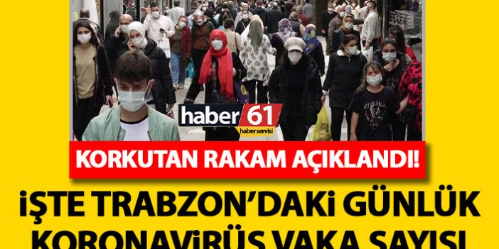 Trabzon'da koronavirüs vakalarında korkutan artış! Günlük rakam tedirgin etti