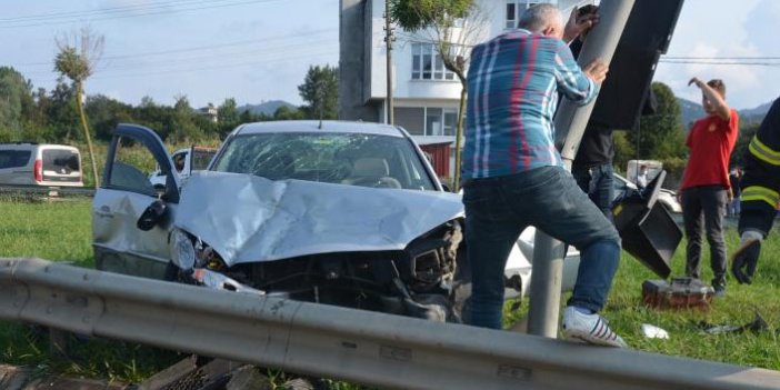 Samsun Ordu yolunda kaza: 3 yaralı