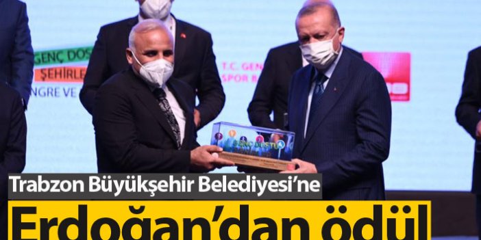 Erdoğan'dan Zorluoğlu'na ödül