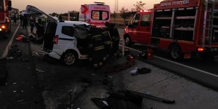 Konya'da katliam gibi kaza: 6 ölü!