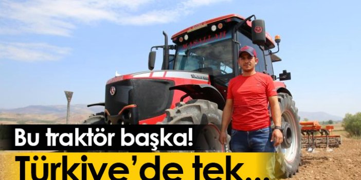 Bu traktör başka! Türkiye'de örneği yok...