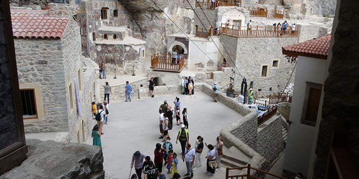 Sümela Manastırı'na bir buçuk ayda 80 bin ziyaretçi