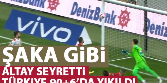 Türkiye 90+6'da yediği gol ile beraberliğe razı oldu