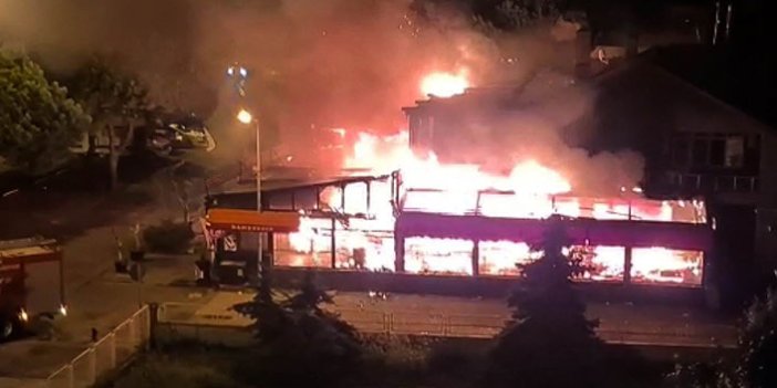Samsun'da 2 kişinin öldürüldüğü bar kundaklandı